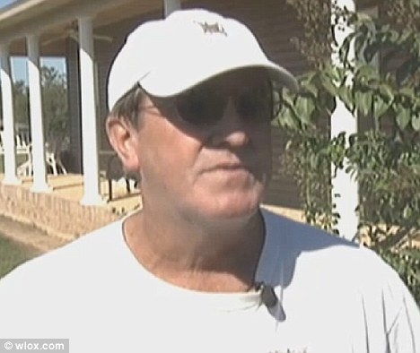 Astonished: Truitt Barnard (pictured) said that it was the strangest animal he had ever seen in 50 years of hunting